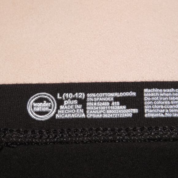 Wonder Nation Black Girls Casual Leggings - Picture 5 of 6